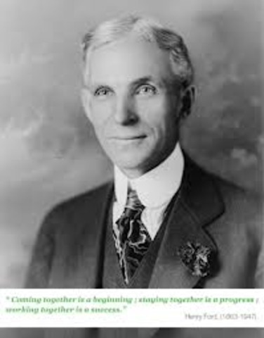 Henry Ford is born.