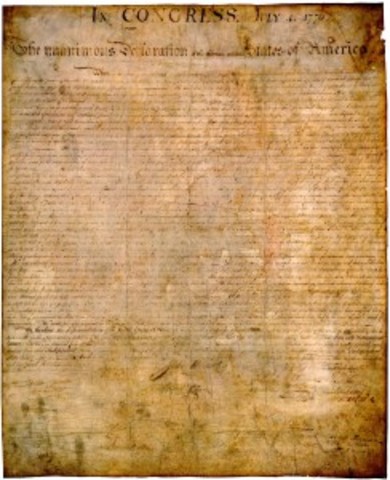 The Declaration of Independance