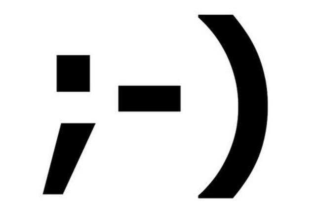 Emoticon used in E-mail message.