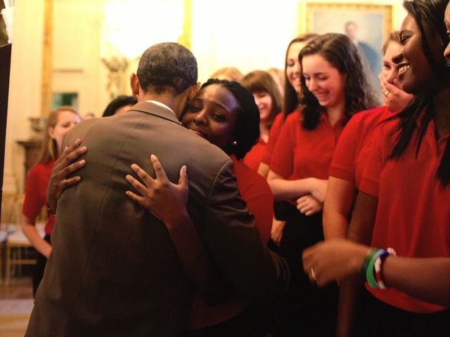 Met President Obama. (Social)