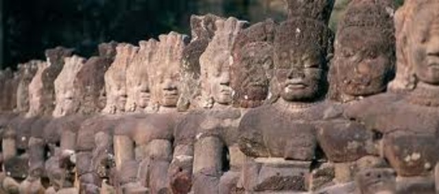 The Khmer Empire is founded in Cambodia.