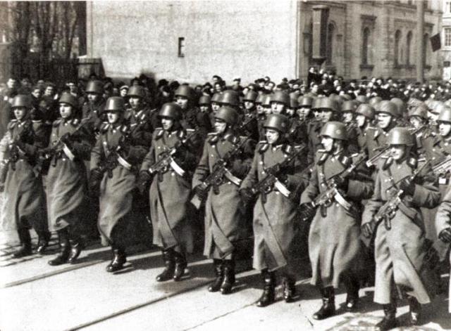 Jews are prohibited from serving in the German armed forces.