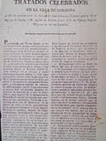 Treaty of Cordoba
