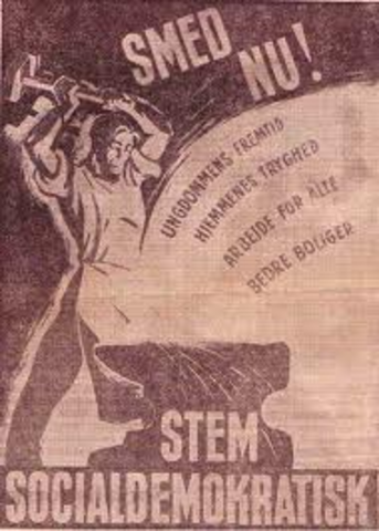 Socialdemokratiet får sine to første mandater i Folketinget