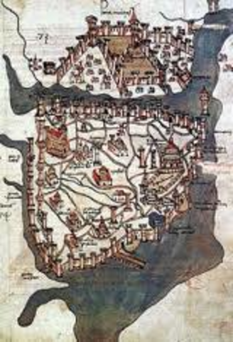 Contstantijn liet een nieuwe stad bouwen