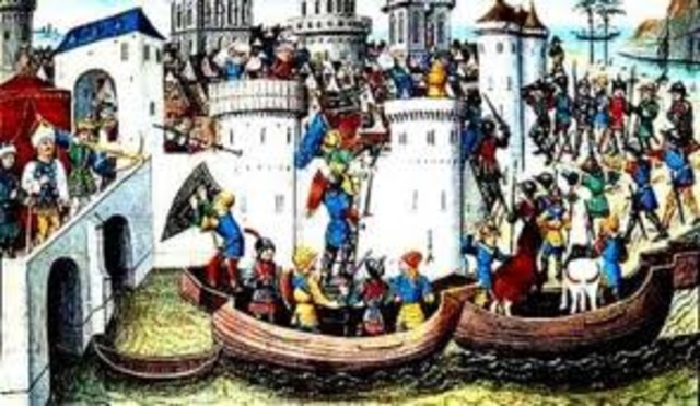 Liet Constantijn de stad Constantinopel bouwen.