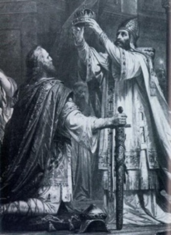 Coronación de Carlo Magno