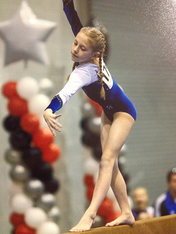 First gymnastics conpetition