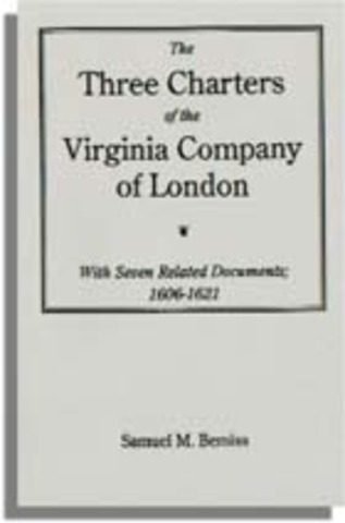The charters of the virginia company of london .