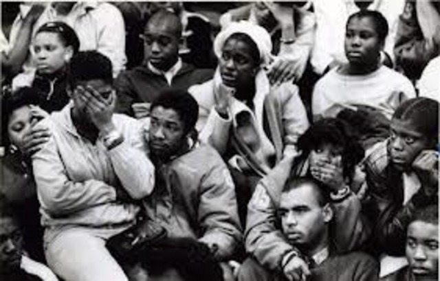 On the afternoon of November 20,1984, Wilson was shot while walking up Vincennes Avenue with his girlfriend, Jetun Rush. There was a confrontation between Wilson and Billy Moore (aged 16) and blues musician Willie Dixon's grandson Omar Dixon (aged 15), an