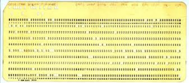 La Primera Tarjeta Perforadora