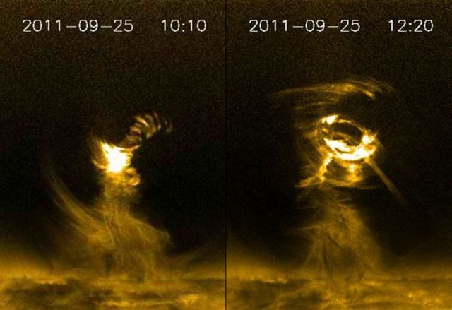 solar tornado found on the sun