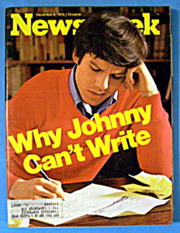 "Why Johnny Can't Write"
