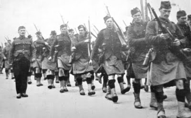 Saksa väed ületasid Belgia piiri, Suurbritannia sekkus