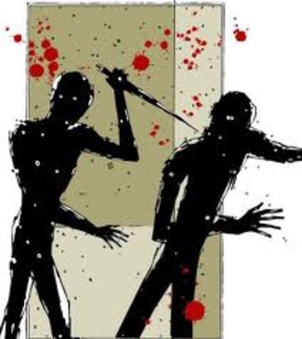 Torture and murderes of his close family