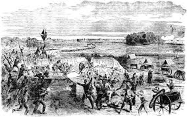 Siege of Corinth, mississippi.