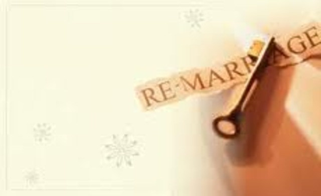 she gets married again to Nelson Davis