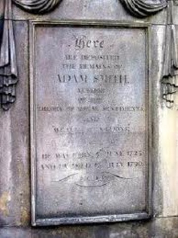 Adam Smith death
