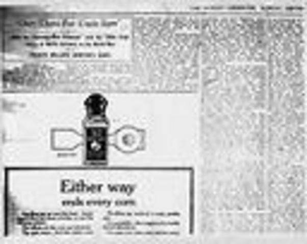 he first English language daily newspaper is published