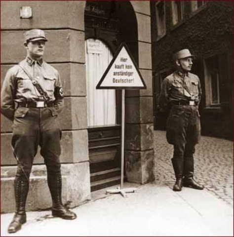 Jews are barred from government service; Jewish civil servants, including University professors and school teachers, are fired from their positions.