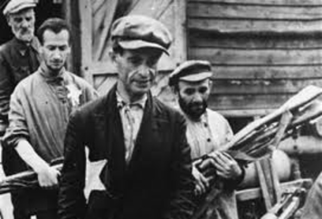 A nationwide boycott of Jewish-owned businesses in Germany is carried out under Nazi leadership.