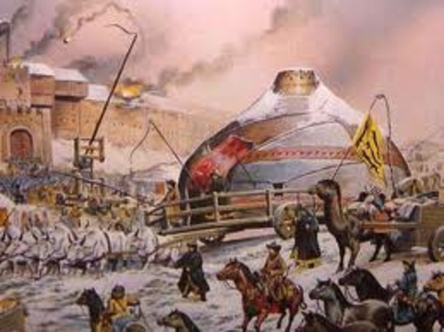 Mongols attempt to invade Japan.