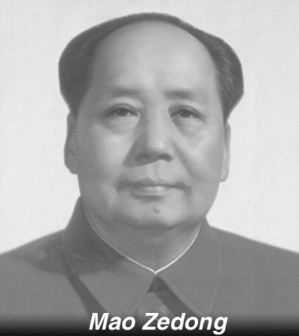 Mao launched a five - year plan that set high productions goals for industry