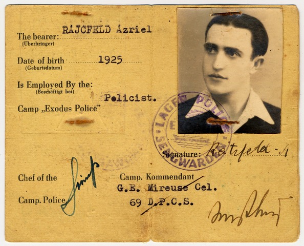 The German government announces Jews must carry identification cards.