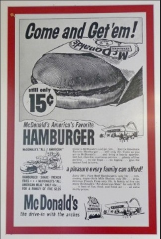 15 Cent Hamburger