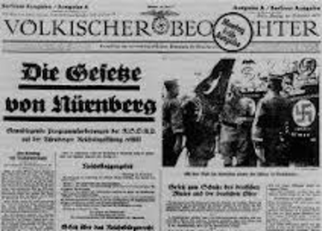 The Nuremberg Laws...