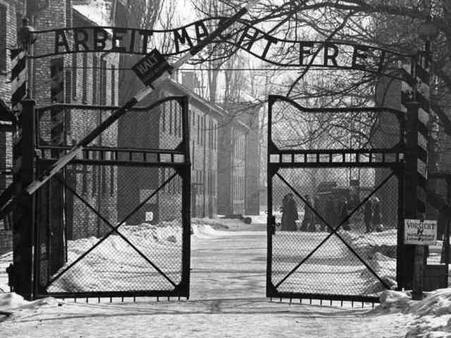 A concentration camp is established at Auschwitz, Poland.