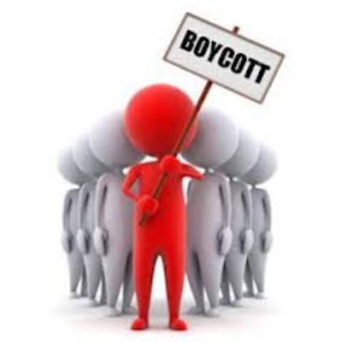 A nationwide boycott of Jewish-owned businesses in Germany is carried out under Nazi leadership.