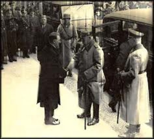 The German government takes away freedom of speech, assembly, press, and freedom from invasion of privacy and from house search without warrant.