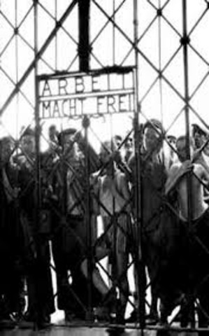 The first concentration camp is established in Nazi Germany at Dachau. The first prisoners are political opponents.