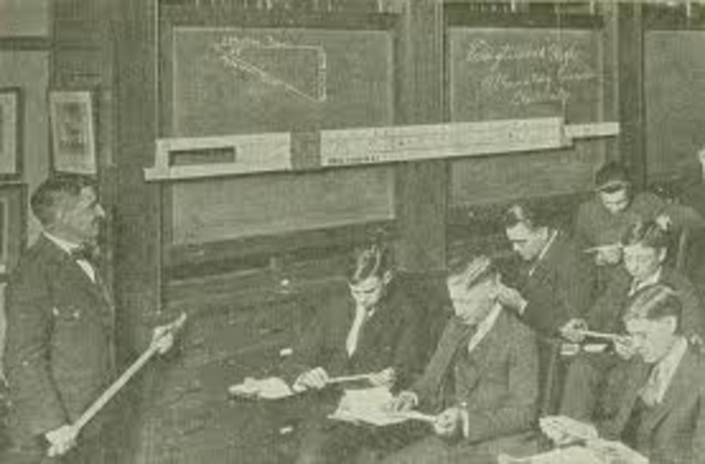 The law against "overcrowding in German schools and universities" is adopted, restricting the number of Jewish children allowed to attend. Children of war veterans and those with one non-Jewish parent are initially exempted.