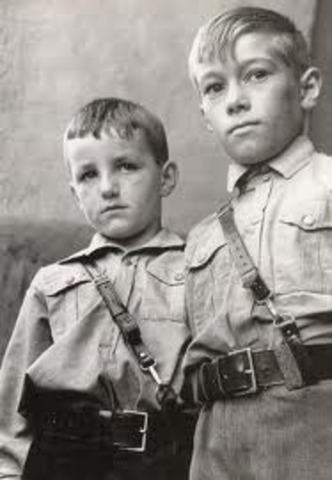 In all German schools it is officially taught that "non-Aryans" are racially inferior. Jewish children are prohibited from participating in "Aryan" sports clubs, school orchestras, and other extracurricular activities. Jewish children are banned from play