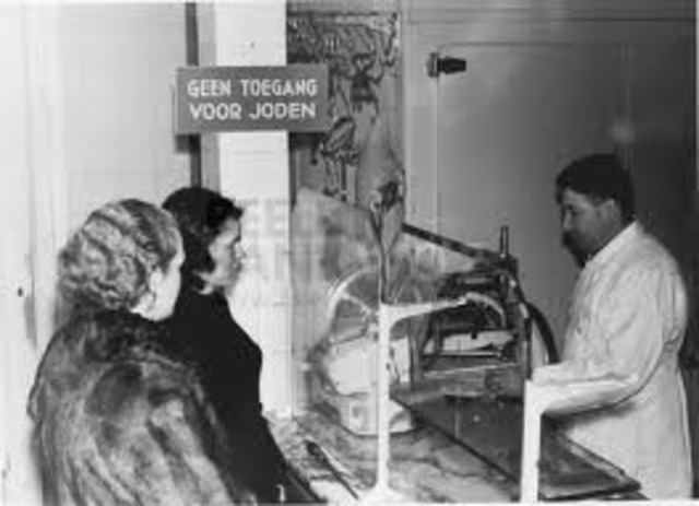 Jewish doctors are no longer permitted to practice in government institutions in Germany.