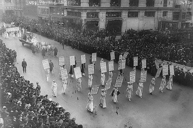 First Suffrage Procession