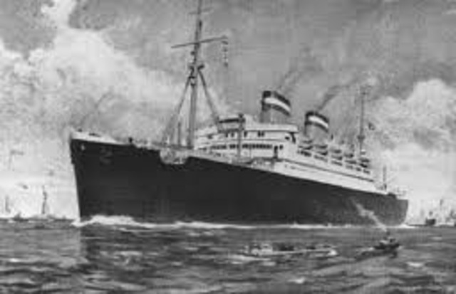 Cuba and the United States refuse to accept Jewish refugees aboard the ship S.S. St. Louis, which is forced to return to Europe.