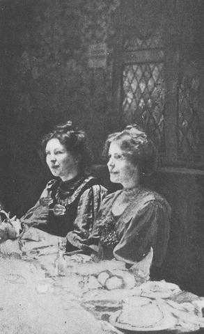 Christabel and Annie question Sir Edward Grey