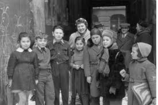 All Jewish children are expelled from German schools and can attend only separate Jewish schools.