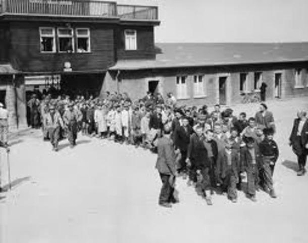 July 16	 Buchenwald concentration camp opens.