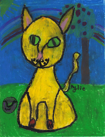 Cat in apple W.o.n.d.e.r.l.a.n.d!!