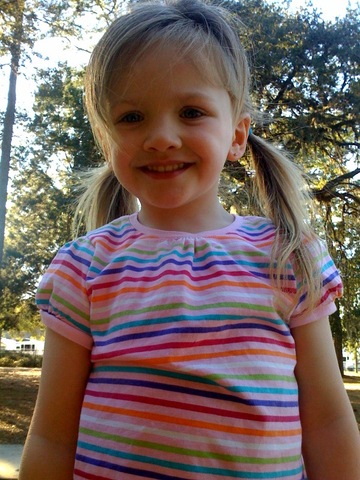 The cutie pie at the park