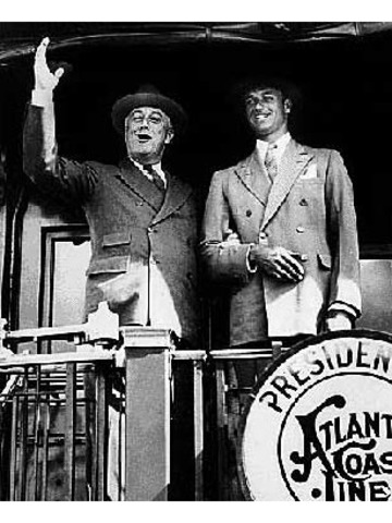 Franklin D. Roosevelt is inaugurated President of the United States.