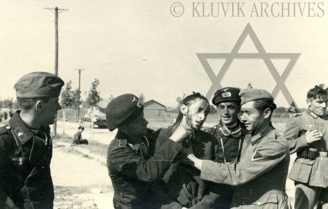 Decrees ban Jews from public streets on certain days; Jews are forbidden drivers' licenses and car registrations.