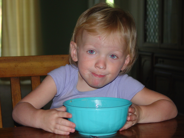 Just me and my bowl of cereal