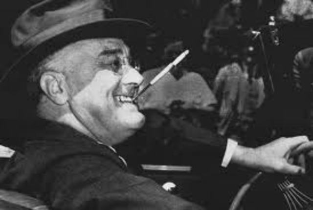 Franklin D. Roosevelt is inaugurated President of the United States.