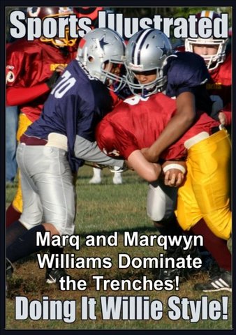 I started playing football