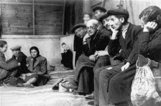 Approximately 164,000 Polish Jews are concentrated and imprisoned in the Lódz ghetto which is established and sealed off from the outside world
